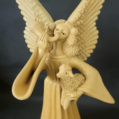 Three Ceramic Musical Angel Candleholders (G-DW)