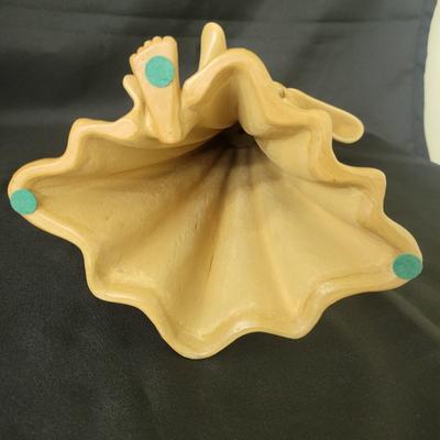 Three Ceramic Musical Angel Candleholders (G-DW)