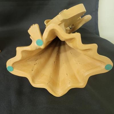 Three Ceramic Musical Angel Candleholders (G-DW)