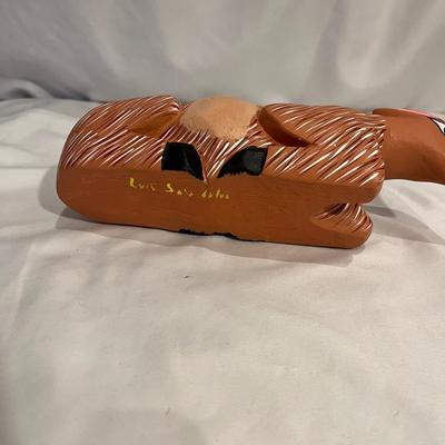 Hand Painted Wooden Nativity Set by Luis Sosa Cano (G-MG)
