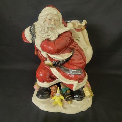 Fitz and Floyd Ceramic Santa Planter (G-DW)