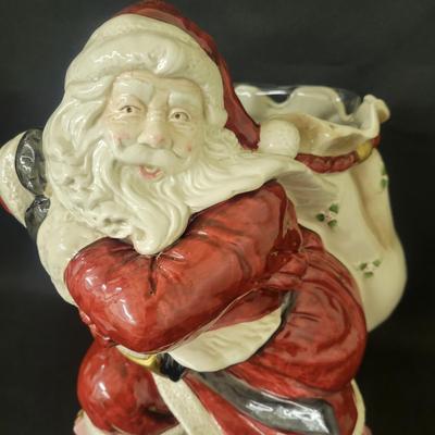 Fitz and Floyd Ceramic Santa Planter (G-DW)