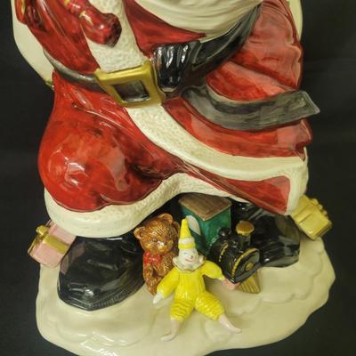 Fitz and Floyd Ceramic Santa Planter (G-DW)