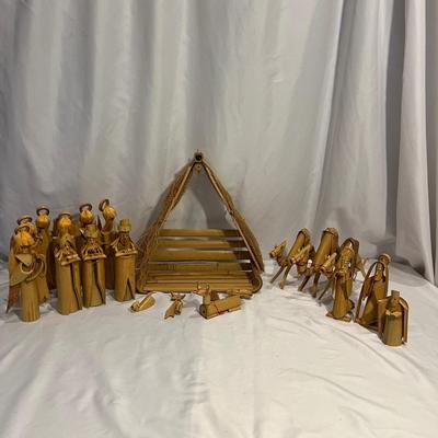 Bamboo Nativity Set (G-MG)