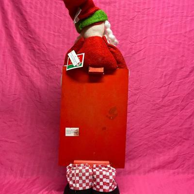 Santa with chalkboard