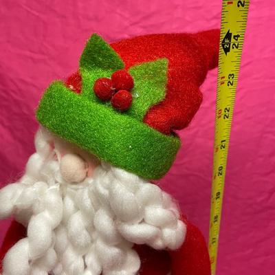 Santa with chalkboard