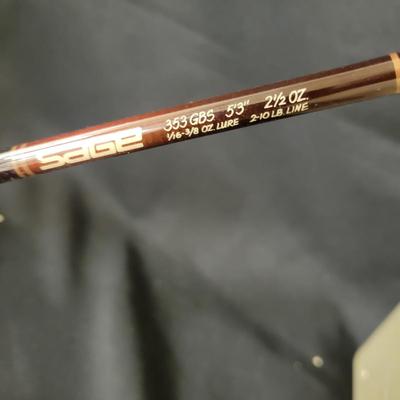 Sage 353 GBS Spin Rod, Plano Tackle Box and Assorted Tackle (G-DW)