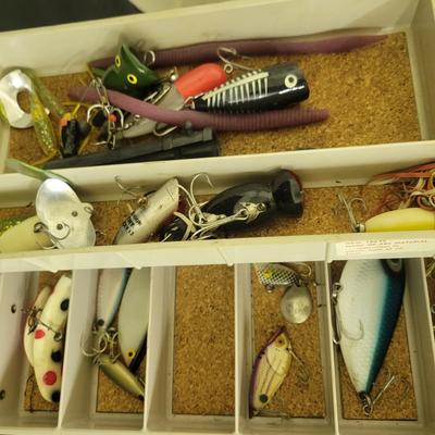 Sage 353 GBS Spin Rod, Plano Tackle Box and Assorted Tackle (G-DW)