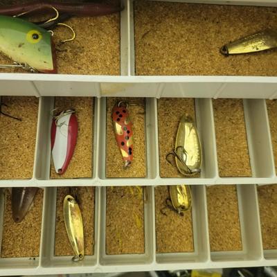 Sage 353 GBS Spin Rod, Plano Tackle Box and Assorted Tackle (G-DW)