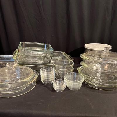 Pyrex & Anchor Hocking Glass Casserole Dishes & More (K-RG)