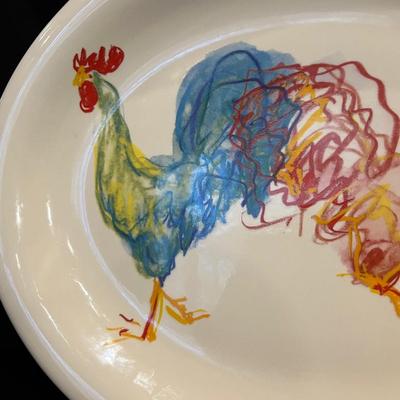 Tiffany & Co. â€˜Tiffany Roostersâ€™ Large Platter (K-RG)