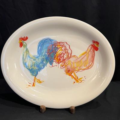 Tiffany & Co. â€˜Tiffany Roostersâ€™ Large Platter (K-RG)