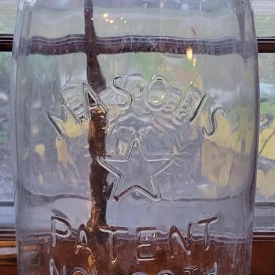 Large Masons Patent Jar
