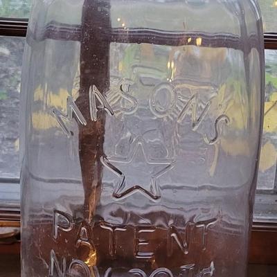 Large Masons Patent Jar
