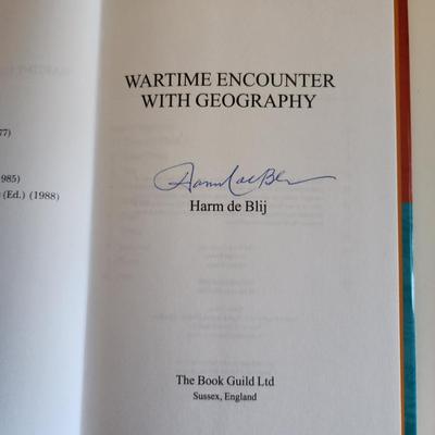 Wartime Encounter With Geography bu J J De Blij - Autographed
