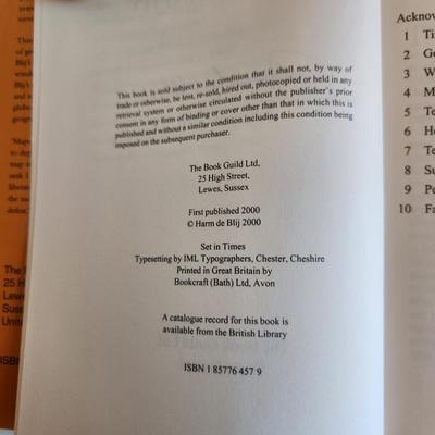 Wartime Encounter With Geography bu J J De Blij - Autographed