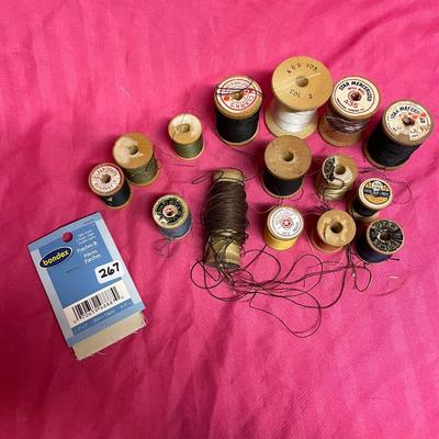 Wooden spools