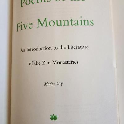 Poems of the Five Mountains by Marian Ury