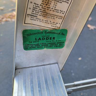 Three Aluminum A Frame Ladders (G-DW)