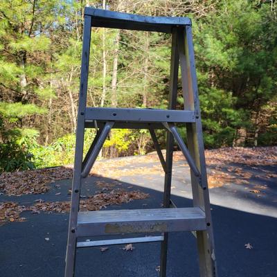 Three Aluminum A Frame Ladders (G-DW)