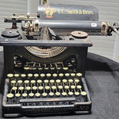 Antique L.C. Smith Typewriter