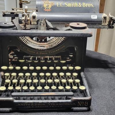 Antique L.C. Smith Typewriter