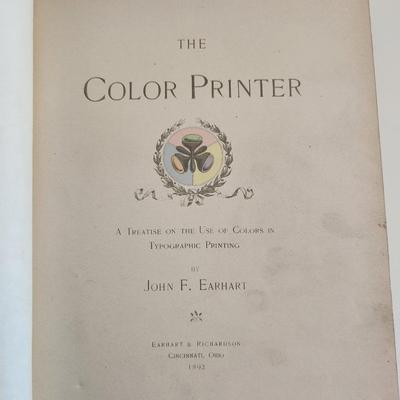 The Color Printer by John Earhart - Autographed