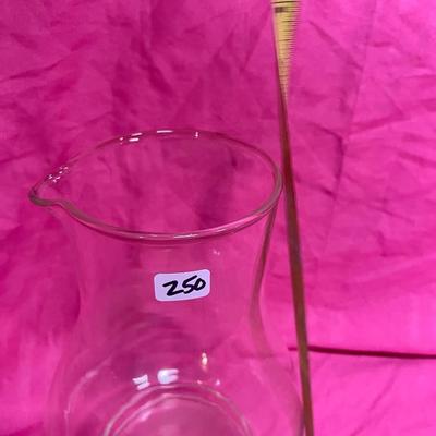 Glass pitcher