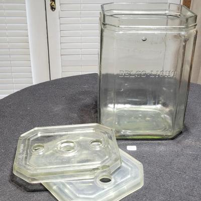 Antique Delco Lite Battery Waterer With Lids