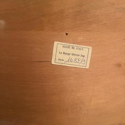 La Barge Italian Wooden Framed Beveled Mirror (BR3-MG)