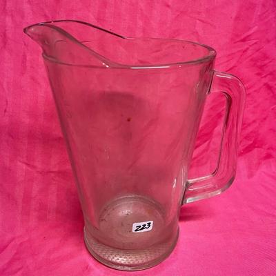 Glass pitcher
