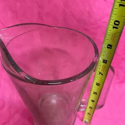 Glass pitcher