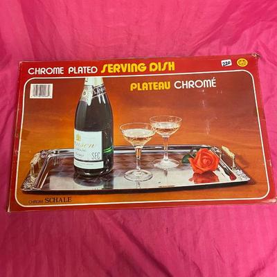 Chrome tray