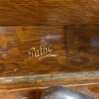 Pathe old record player