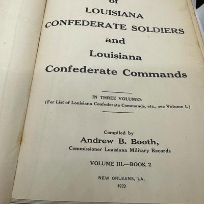 1920 Records of Louisiana Confederate Soldiers & Commands