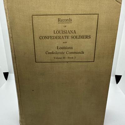 1920 Records of Louisiana Confederate Soldiers & Commands
