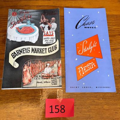 1947 Restaurant Menus Chicago