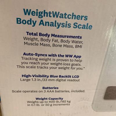 Weight Watchers Bluetooth Body Analysis Scale New in Box