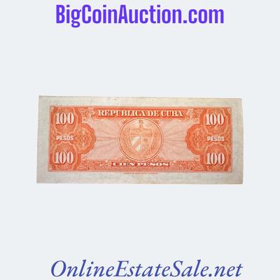 1959 CUBA 100 PESOS
