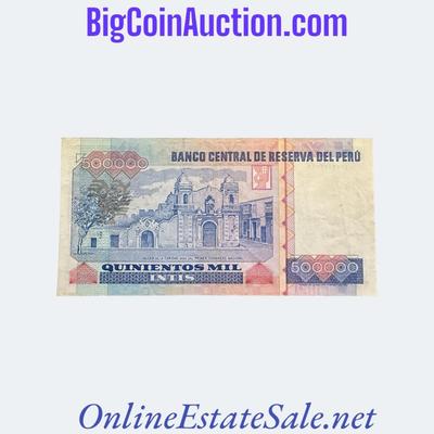 1988 PERU 500000 INTIS