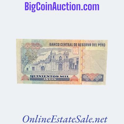 1988 PERU 500000 INTIS