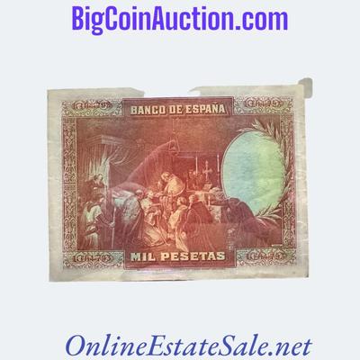 1928 SPAIN 1000 MIL PESETAS