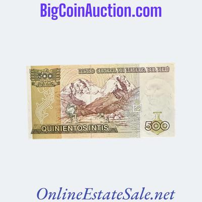 1987 PERU 500 INTIS