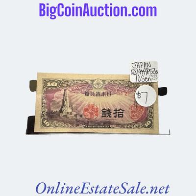 1944 JAPAN ND 10 Sen