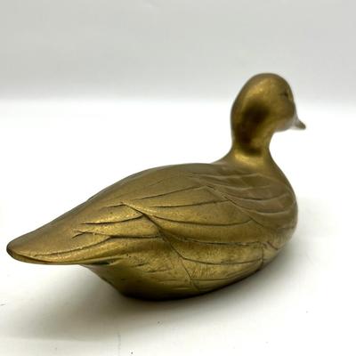 Two Piece Brass Duck Korea & Brass Duck