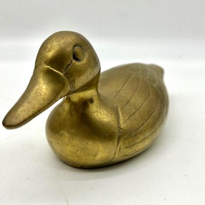 Two Piece Brass Duck Korea & Brass Duck