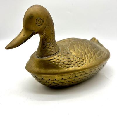 Two Piece Brass Duck Korea & Brass Duck