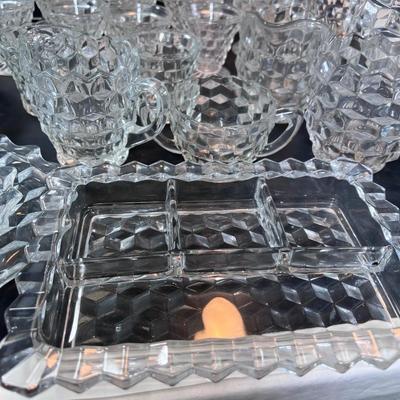 Fostoria Americana optic antique