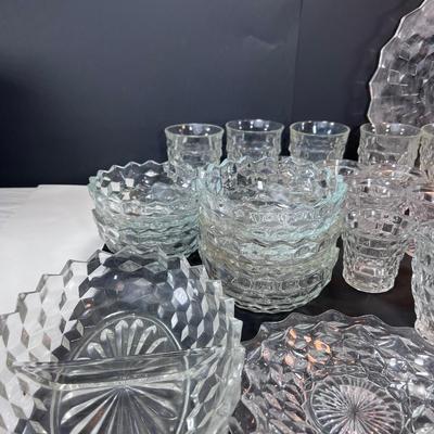 Fostoria Americana optic antique