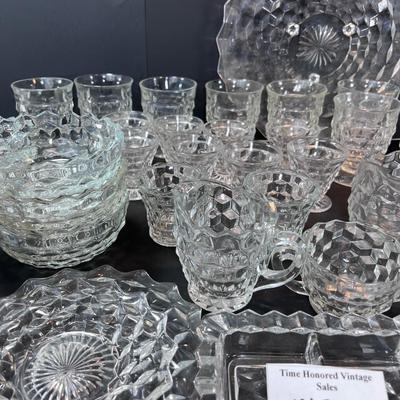 Fostoria Americana optic antique